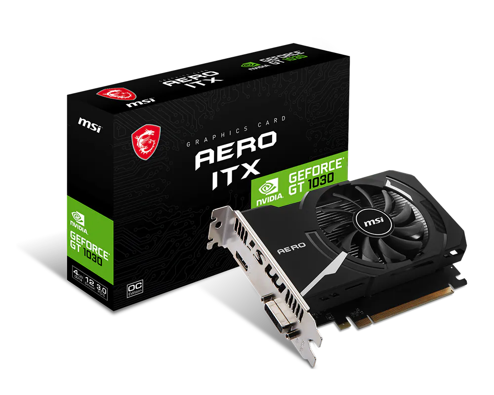 MSI GeForce® GT 1030 AERO ITX 4GD4 OC